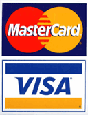 mastercard and visa accepted